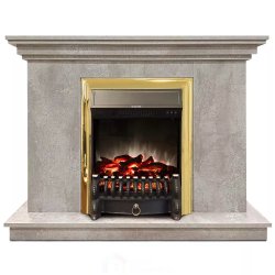 Каминокомплект Хорошие Камины Марс с очагом RealFlame Fobos Lux BR S цемент