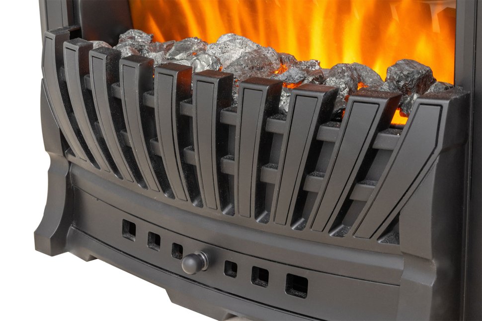 Каминокомплект Royal Flame California STD CRM (Разборный) с очагом Aspen Black санд антрацит