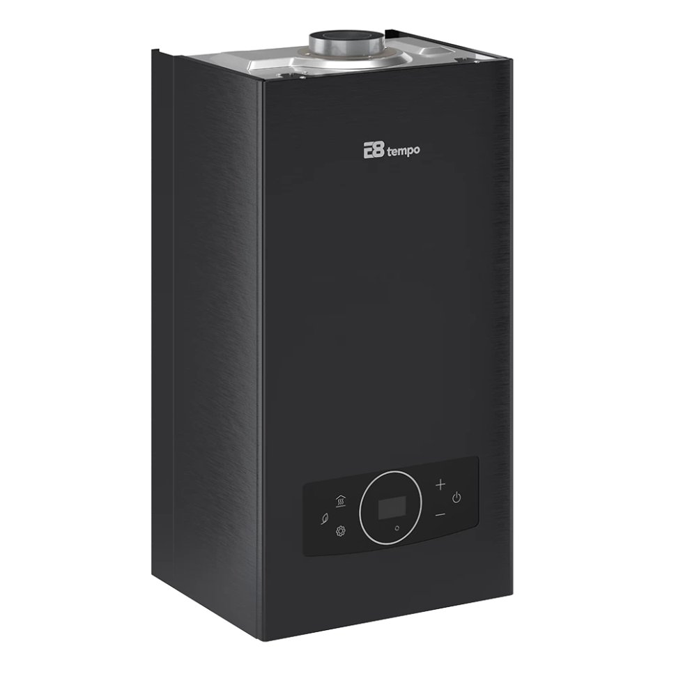 Настенный газовый котел E8 tempo GMA24V (черная металлическая панель)