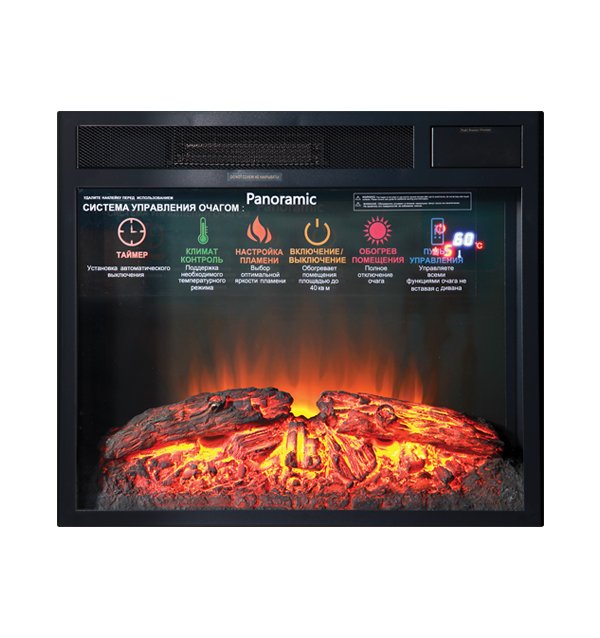 Каминокомплект Interflame Форест с очагом Foton 23 LED FX темный дуб