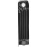 Биметаллический радиатор отопления Stout Titan Ventil 350 4 секции графит RAL 7024