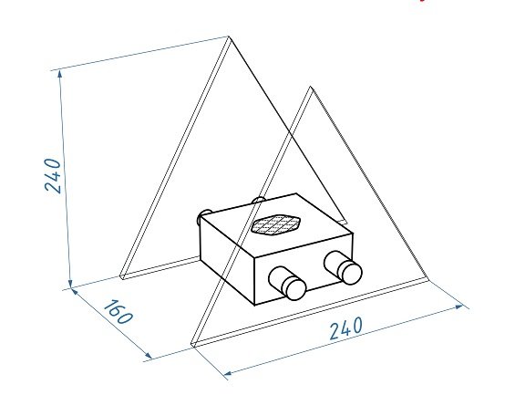 Настольный биокамин Lux Fire Вулкан S КН-0017S-06