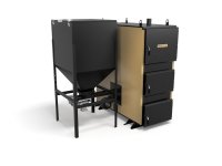 Напольный твердотопливный котел Koloss Pro Avto 100