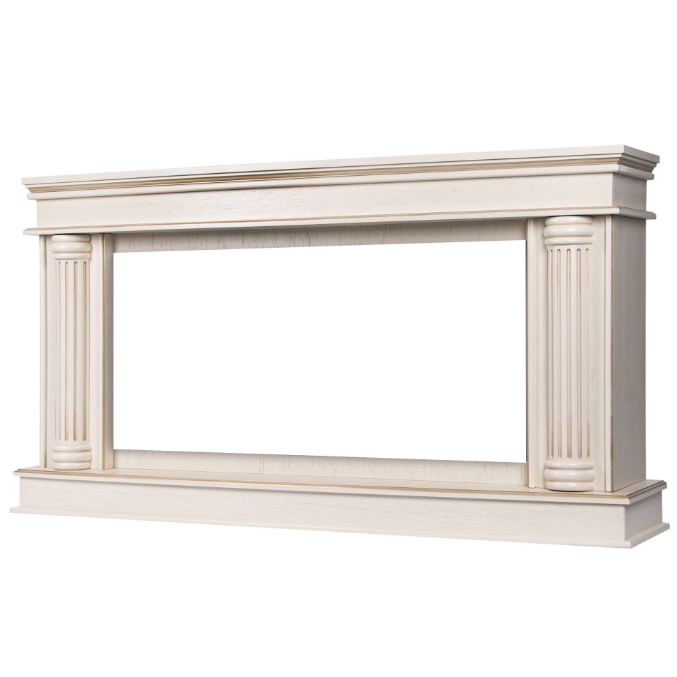 Портал Firelight Olympia 42/40/36 слоновая кость с золотой патиной