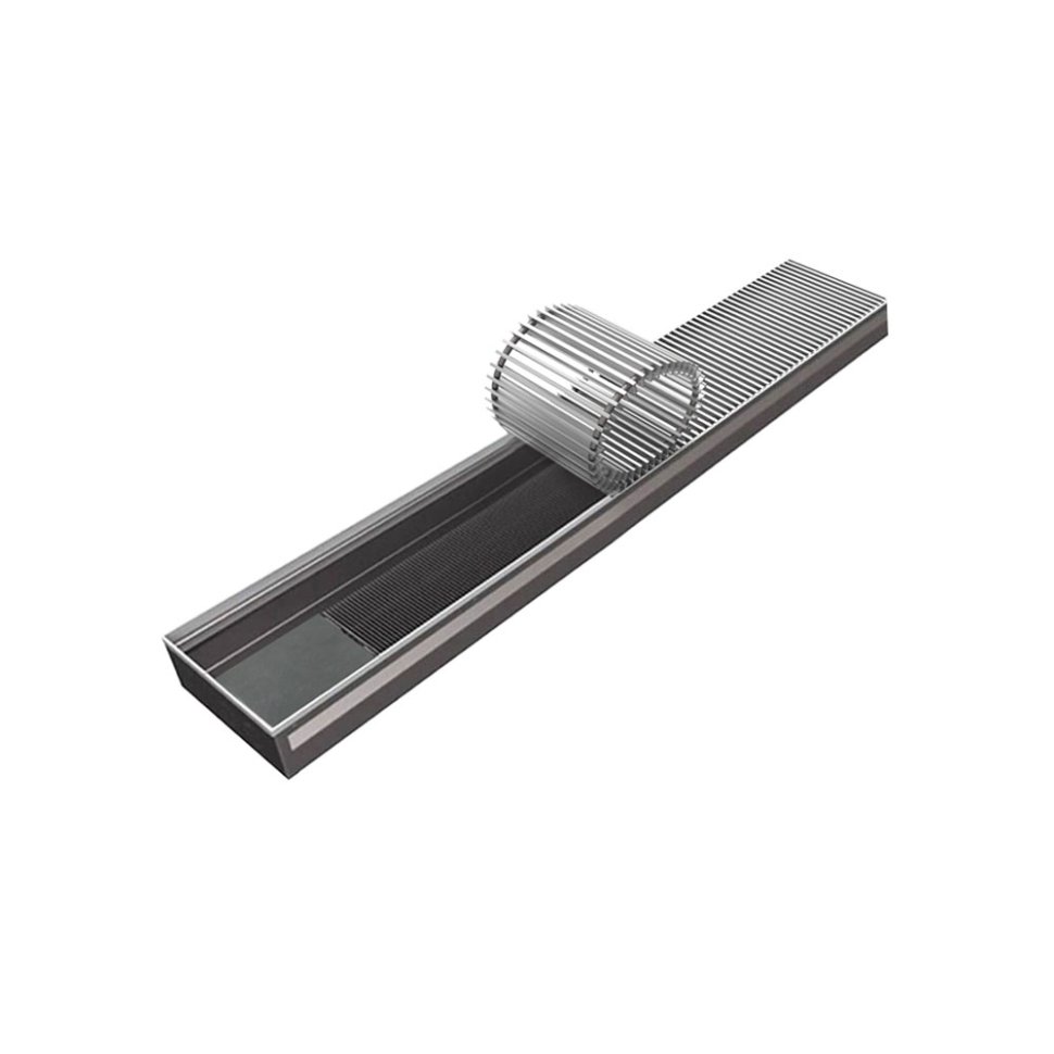 Внутрипольный конвектор КЗТО Бриз 200*100*2000 U 5Ал 12