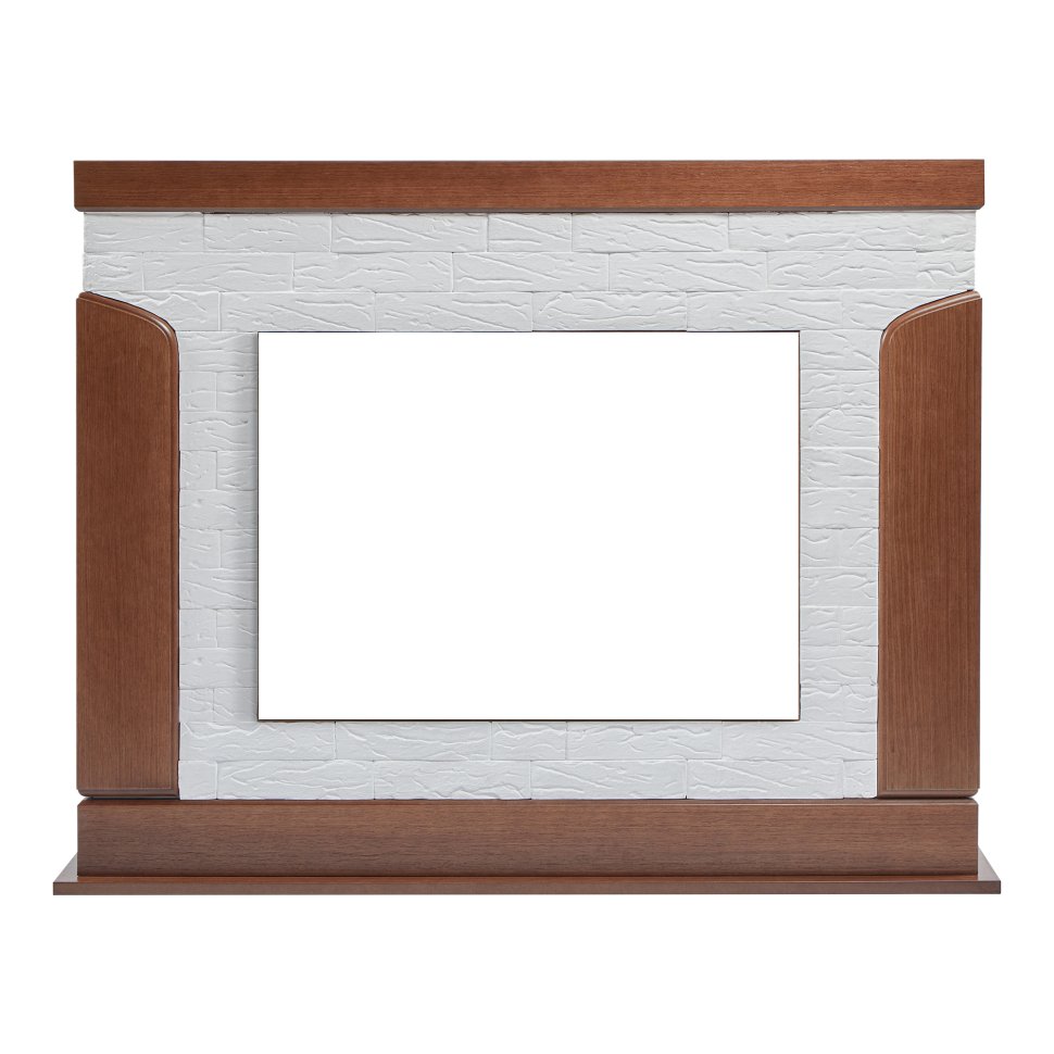 Портал Firelight Prestigio 25 камень белый/шпон дуб