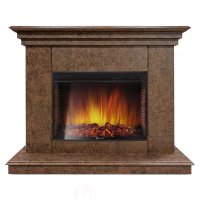 Каминокомплект Хорошие Камины Марс с очагом Electrolux Sphere Plus EFP/P-2720RLS мокко