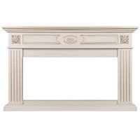 Портал Firelight Siena 42/40/36 слоновая кость с золотой патиной