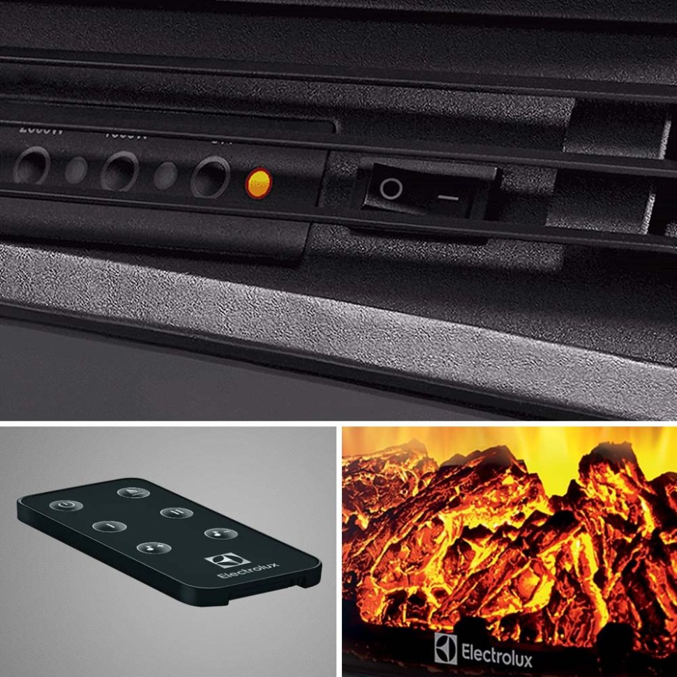 Каминокомплект Хорошие Камины Марс с очагом Electrolux Sphere Plus EFP/P-2720RLS сосна