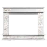 Портал Firelight Scala 30 сланец скалистый белый/шпон белый дуб