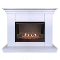 Каминокомплект Хорошие Камины Марс с очагом Firelight BFP/P-2520 белое дерево