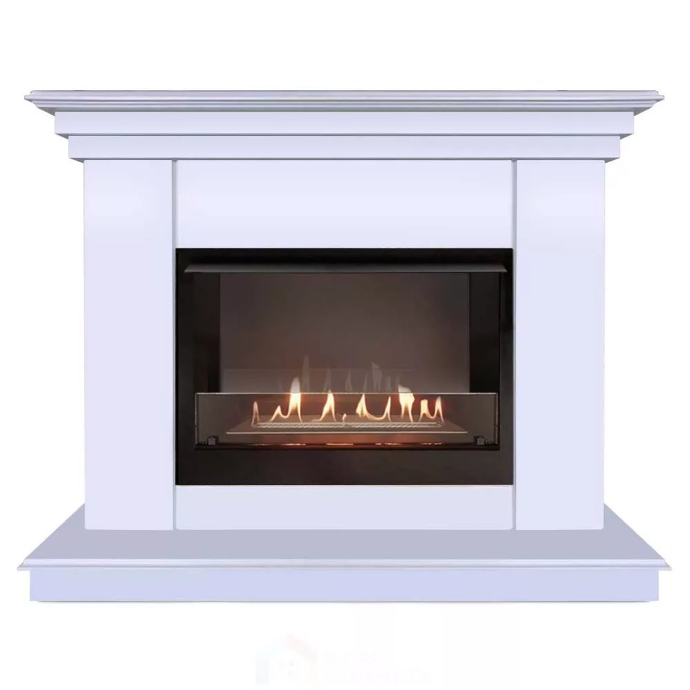 Каминокомплект Хорошие Камины Марс с очагом Firelight BFP/P-2520 белый