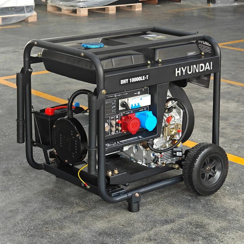 Дизельный электрогенератор Hyundai DHY 10000LE-T