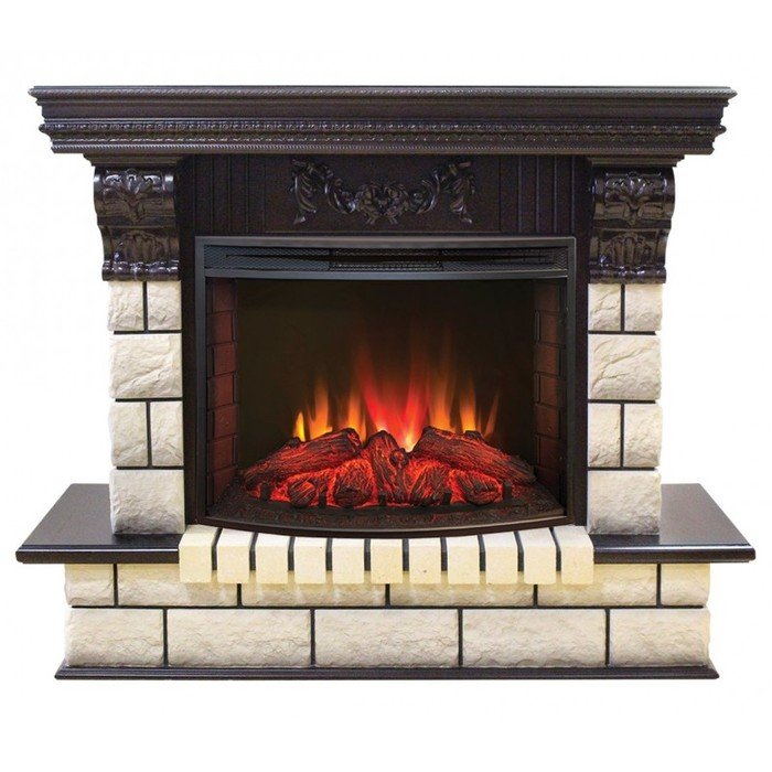 Каминокомплект RealFlame Gracia 25'5/24 AO с очагом Evrika 25,5 LED