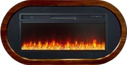 Каминокомплект Royal Flame Ellipse с очагом Vision 42 LED орех ноче