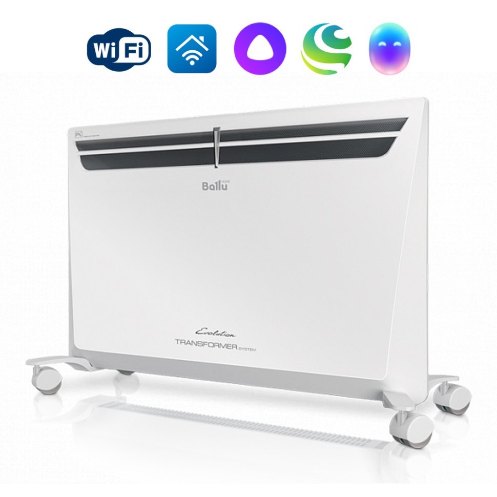 Электрический конвектор Ballu Transformer с блоком управления и шасси BEC/EVU-1000-3.1I (инверторный)