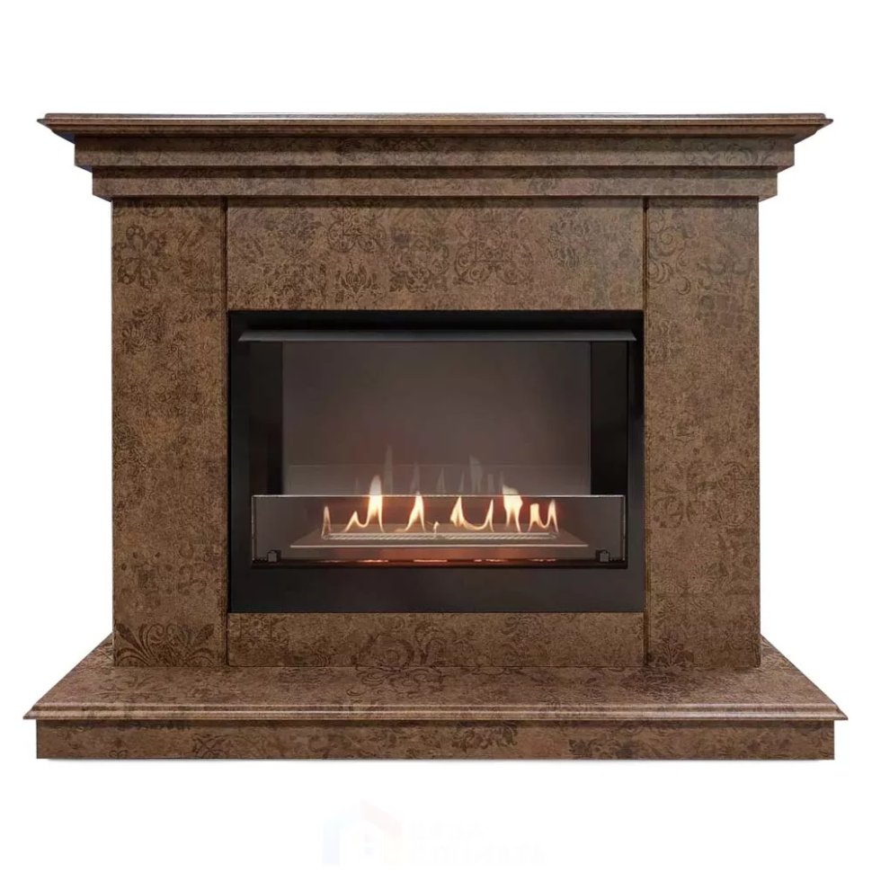 Каминокомплект Хорошие Камины Марс с очагом Firelight BFP/P-2520 мокко