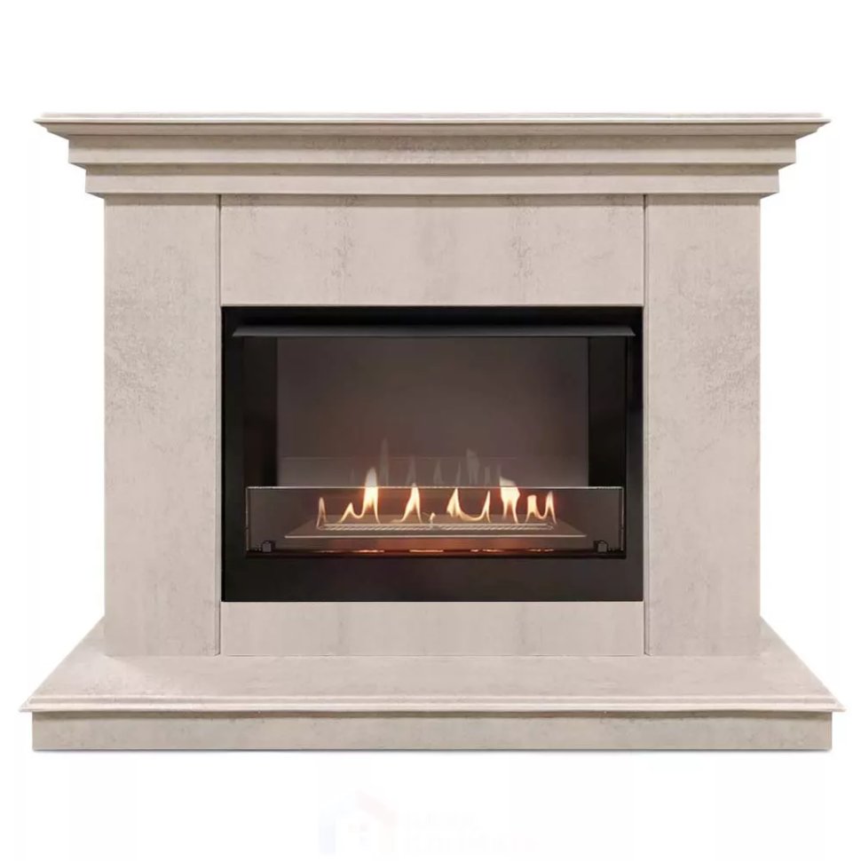 Каминокомплект Хорошие Камины Марс с очагом Firelight BFP/P-2520 мрамор