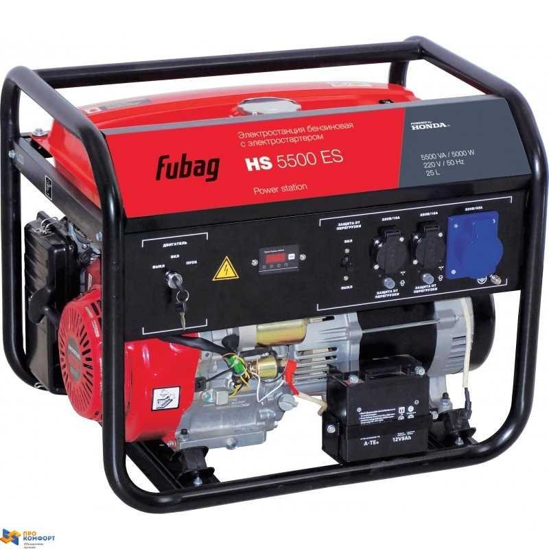 Бензиновый электрогенератор Fubag HS 5500 Honda