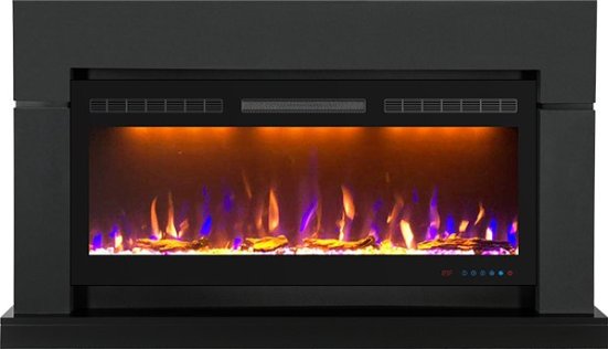 Каминокомплект Royal Flame Lindos с очагом Crystal 40 RF серый графит