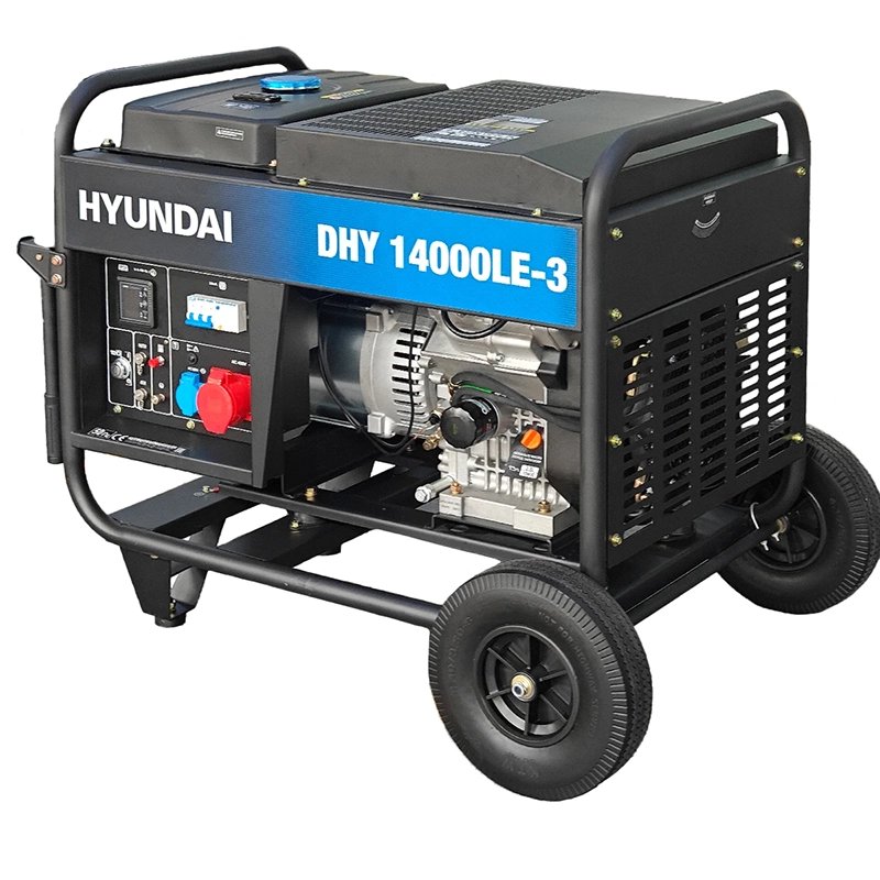 Дизельный электрогенератор Hyundai DHY 14000LE-3