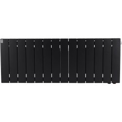 Биметаллический радиатор отопления Rifar Supremo Ventil SVR 350 14 секций нижнее правое подключение антрацит