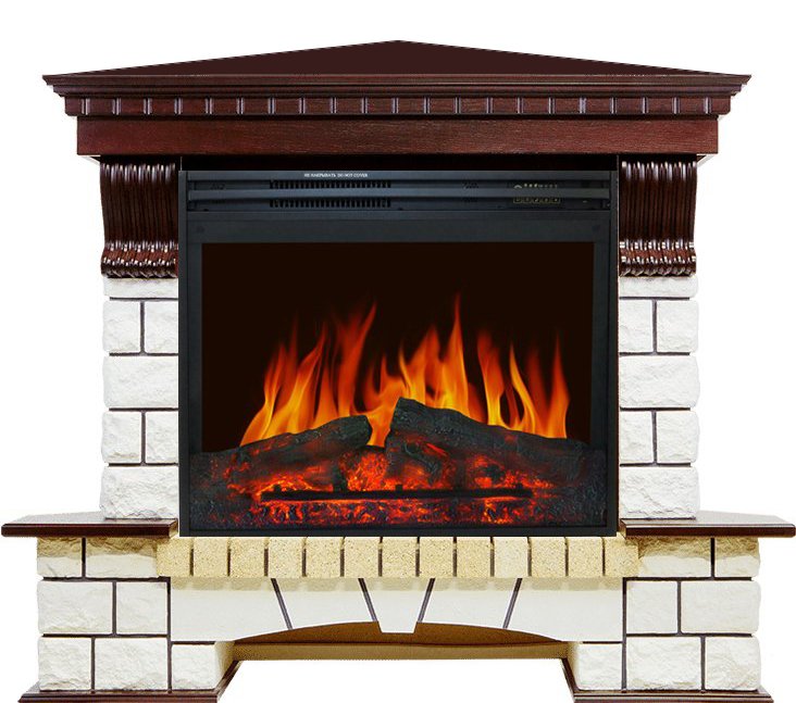 Каминокомплект Royal Flame Pierre Luxe угловой c очагом Jupiter FX New