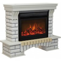 Каминокомплект RealFlame Country 26 WT с очагом MoonBlaze LUX Black/Brass