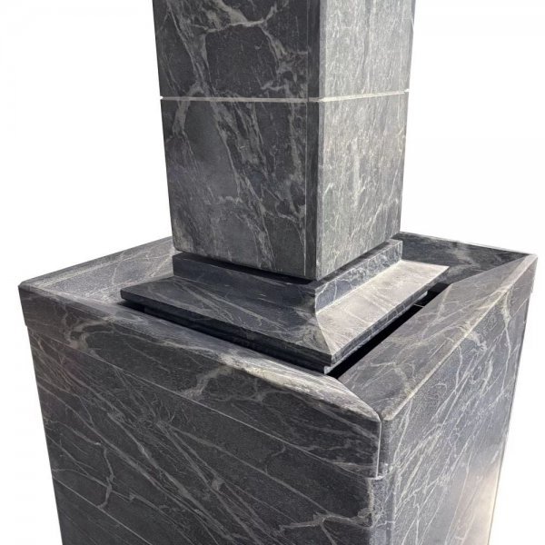 Печь банная PROMetall Атмосфера XL в облицовке Империя Талькохлорит комплект