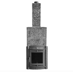 Печь банная PROMetall Атмосфера XL в облицовке Империя Пироксенит Элит комплект