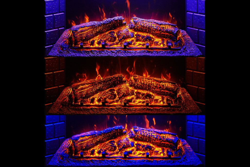 Каминокомплект Royal Flame Bergen 23 (Разборный) с очагом Emerald 23 дуб галифакс