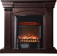 Каминокомплект Interflame Афина венге с очагом Fobos FX M Black