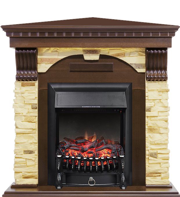 Каминокомплект Royal Flame Dublin угловой с очагом Fobos FX Black