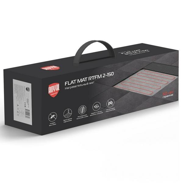 Комплект теплого пола Royal Thermo Flat Mat RTFM 2-150-7 с терморегулятором RTS-16