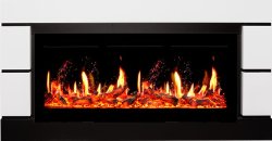 Каминокомплект Royal Flame Modern 42 с очагом 5D V-ART 40 белый с черным