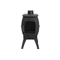 Печь-камин отопительно-варочная PROMetall Бахта-2 черная