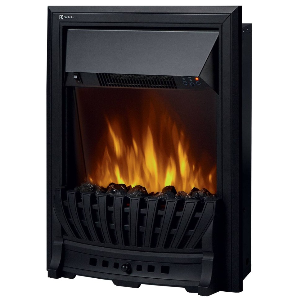 Каминокомплект Firelight Forte Wood Classic U угловой с очагом Electrolux EFP/P-1020LS камень белый/шпон беленый дуб