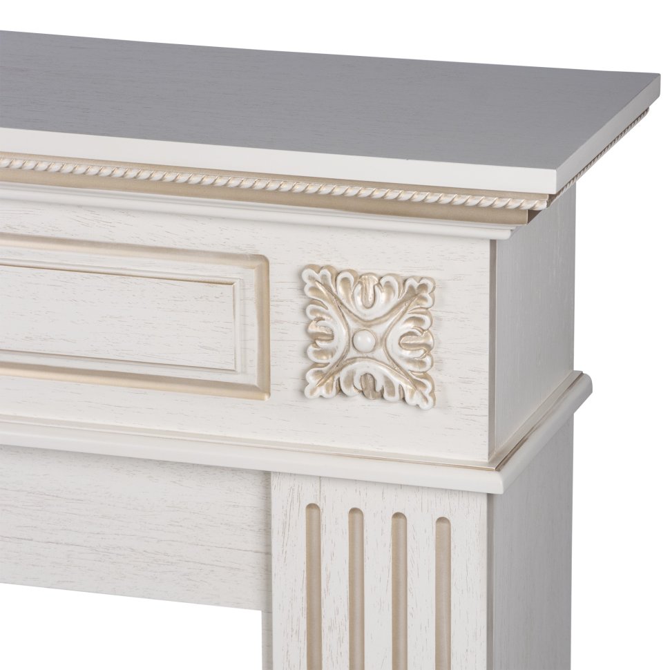 Портал Firelight Siena 40 слоновая кость с золотой патиной