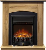 Каминокомплект Royal Flame Barcelona (Разборный) Дуб галифакс c очагом Fobos FX M Black RC