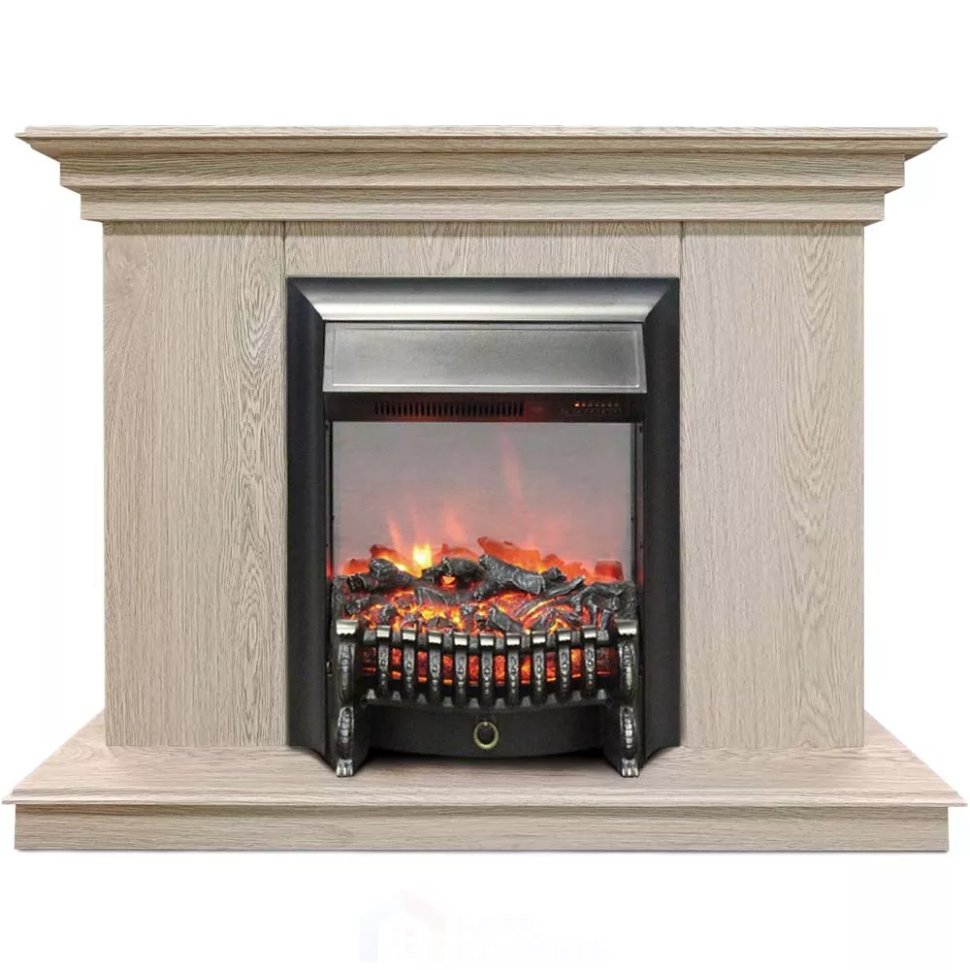 Каминокомплект Хорошие Камины Марс с очагом RealFlame Fobos Lux BL S сосна