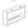 Встроенный портальный биокамин Lux Fire Фаер Бокс 42