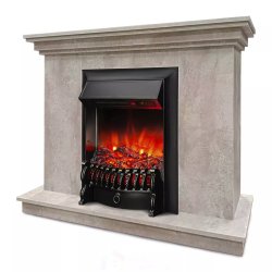 Каминокомплект Хорошие Камины Марс с очагом RealFlame Fobos Lux BL S цемент