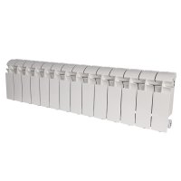 Радиатор алюминиевый Global VOX-R 200 14 секций боковое подключение белый RAL 9010