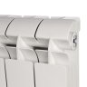 Радиатор алюминиевый Global VOX-R 200 14 секций боковое подключение белый RAL 9010