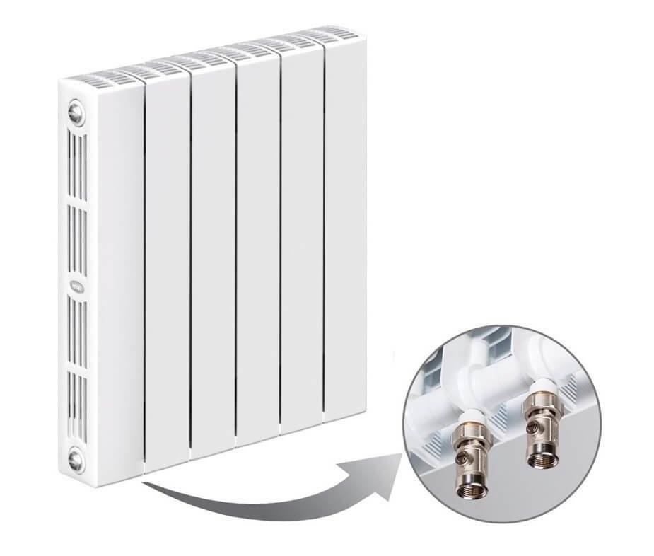 Биметаллический радиатор отопления RIFAR SUPReMO VENTIL 500 SVR 6