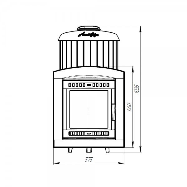 Печь банная PROMetall Атмосфера XL в ламелях Жадеит наборный рисунок