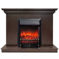 Каминокомплект Хорошие Камины Марс с очагом RealFlame Fobos Lux Black венге