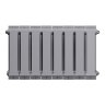 Биметаллический радиатор отопления Royal Thermo PianoForte 300 серебристый 8 секций