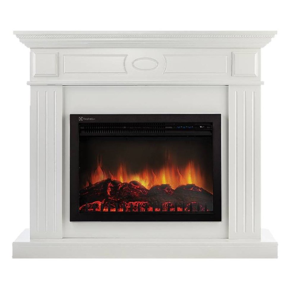 Каминокомплект Firelight Bianco 30 с очагом Electrolux EFP/P-3020LS N белый р/в