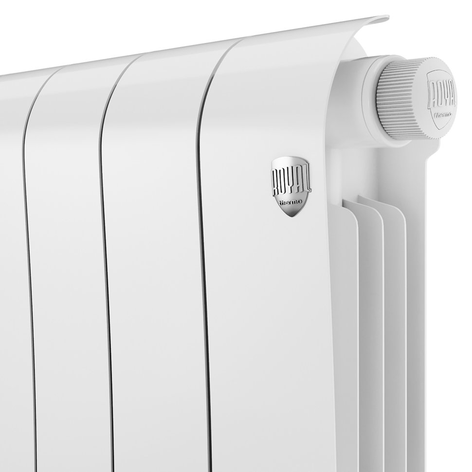 Биметаллический радиатор отопления Royal Thermo Infinity 300 Bianco Traffico VR80 6 секций